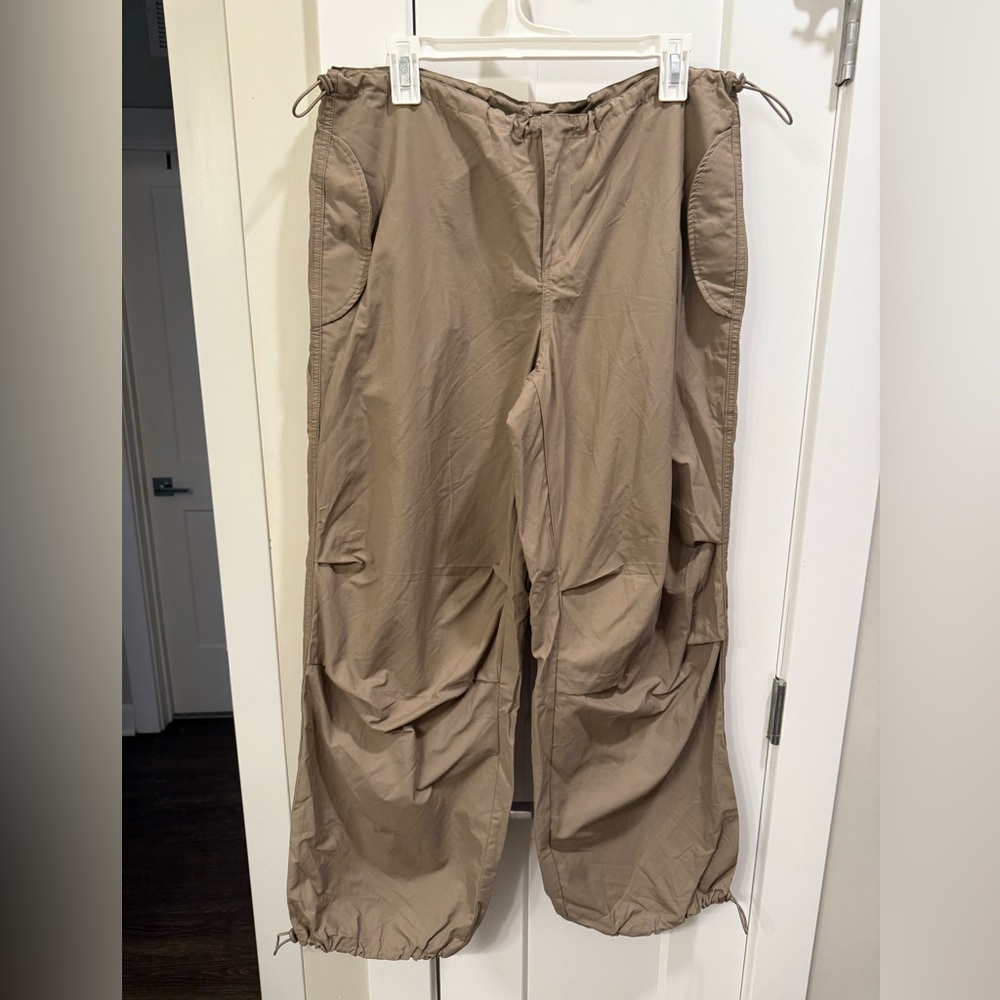 Cotton Candy Tan Cargo Pants